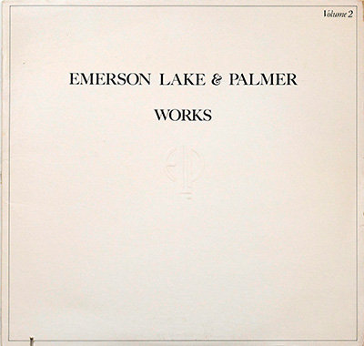 ELP EMERSON, LAKE & PALMER - Works Volume 2  album front cover vinyl record